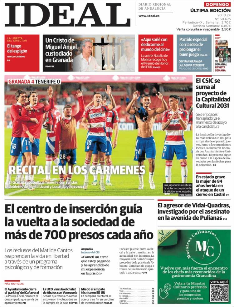 Portada de Ideal (España)