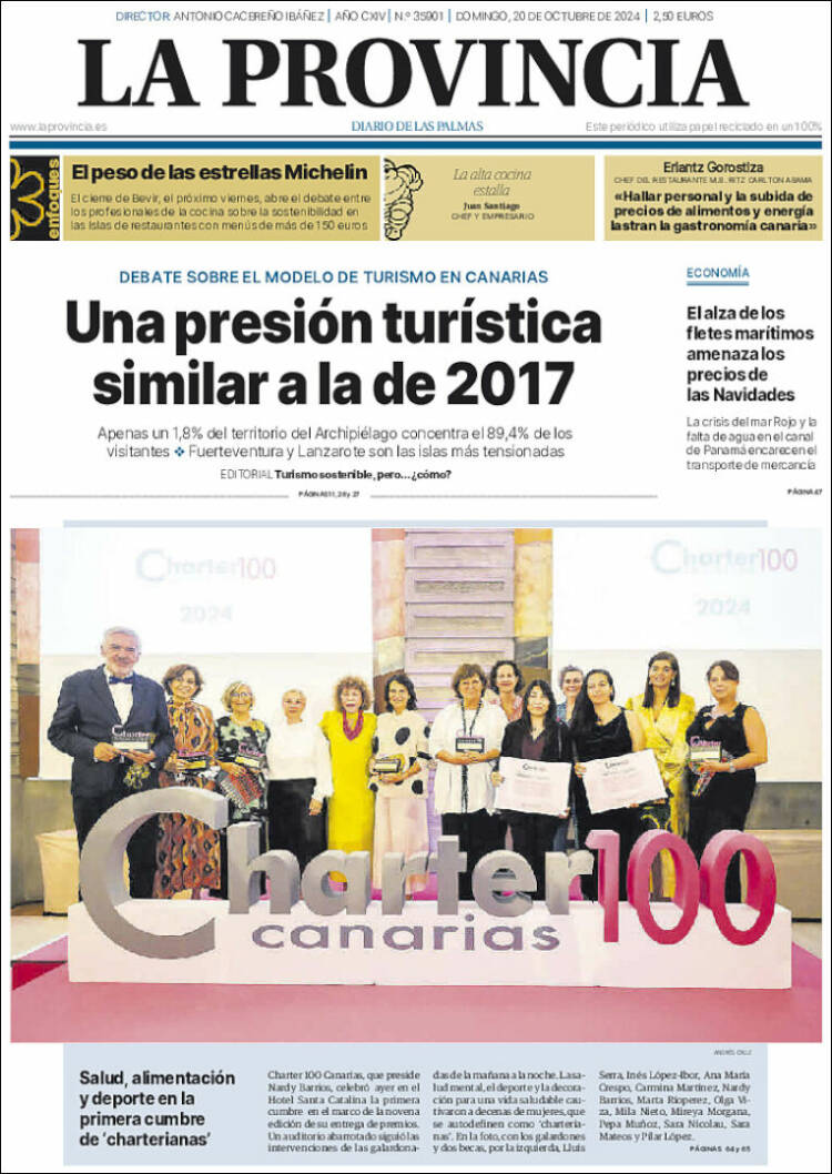 Portada de La Provincia (España)