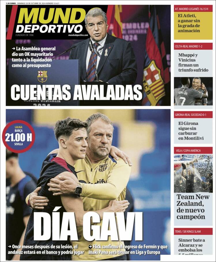 Portada de El Mundo Deportivo (España)