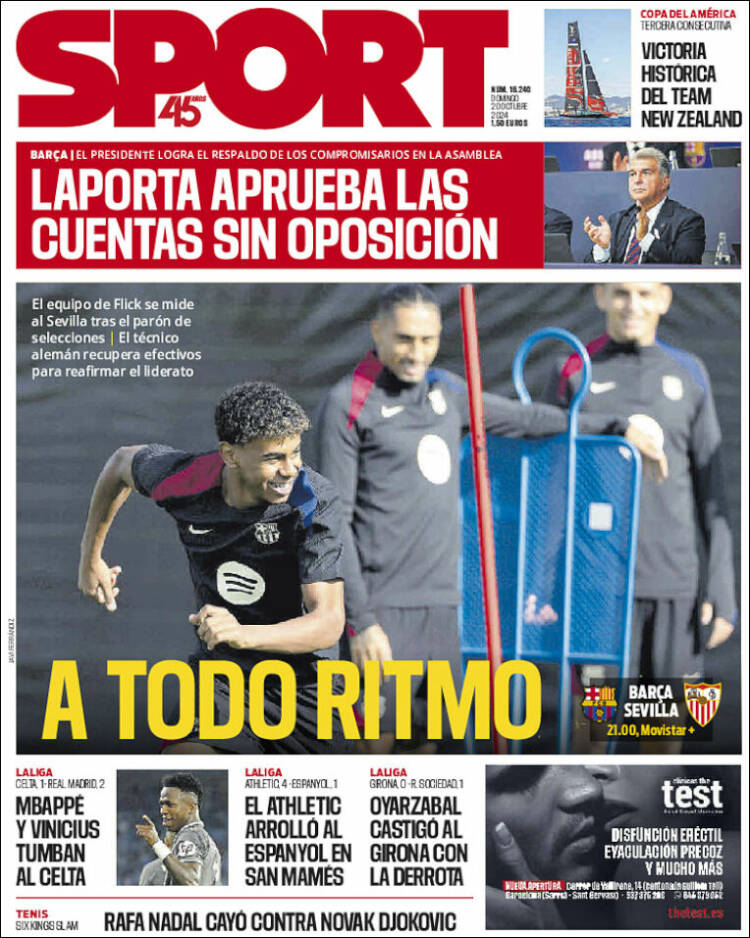 Portada de Sport (España)