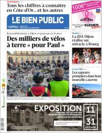 Portada de Le Bien Public (Francia)