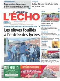 Portada de L'Echo de la Haute-Vienne (Francia)