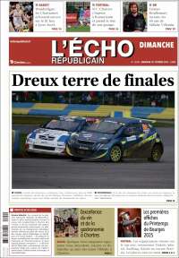 Portada de L'Echo Républicain (Francia)