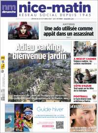 Portada de Nice-Matin (Francia)