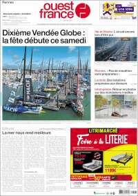 Portada de Ouest France (Francia)