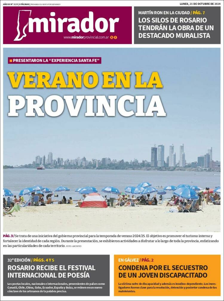 Portada de Mirador Provincial (Argentina)