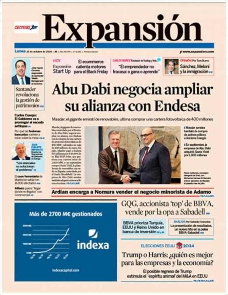Portada de Expansión (Espa&ntilde;a)
