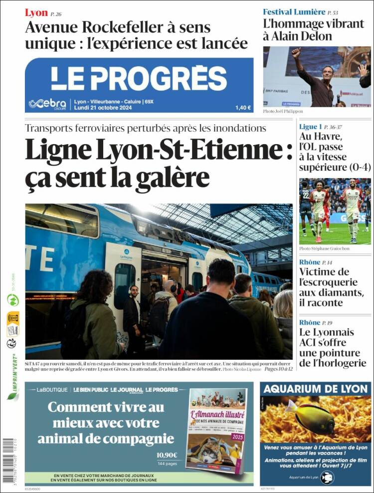 Portada de Progres de Fecamp (Francia)