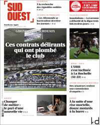Portada de Sud Ouest (France)