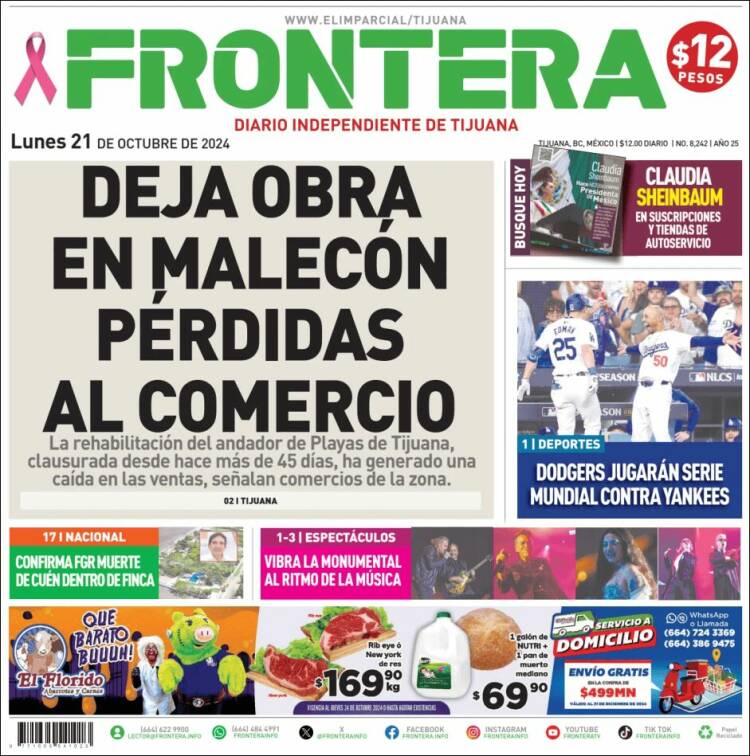 Portada de Frontera (M&eacute;xico)