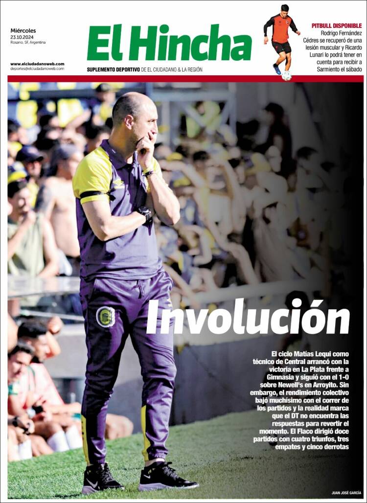 Portada de El Hincha (Argentina)