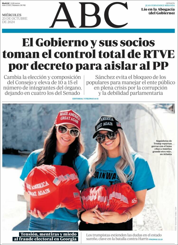 Portada de ABC (España)