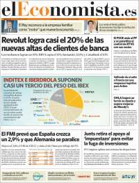 Portada de El Economista (España)