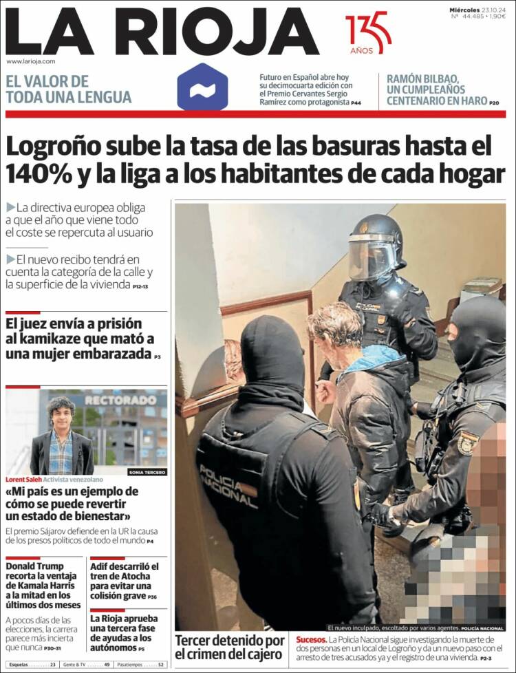 Portada de La Rioja (España)