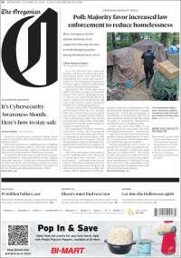 Portada de The Oregonian (USA)