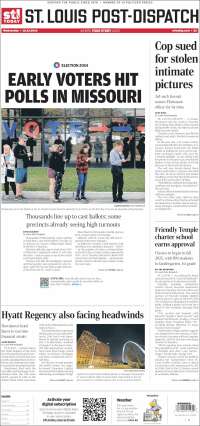 Portada de St. Louis Post-Dispatch (USA)