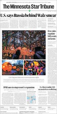 Portada de Star Tribune (USA)