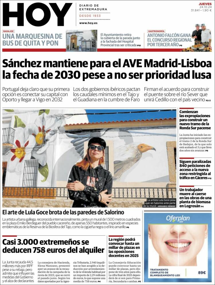 Portada de Hoy - Caceres (España)