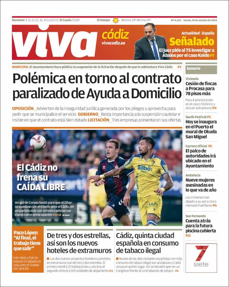 Portada de Información - Cadiz (España)