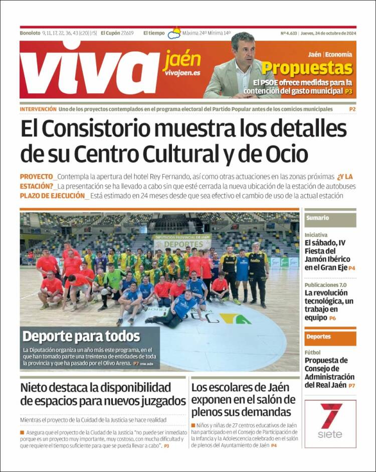 Portada de Viva Jaén (España)