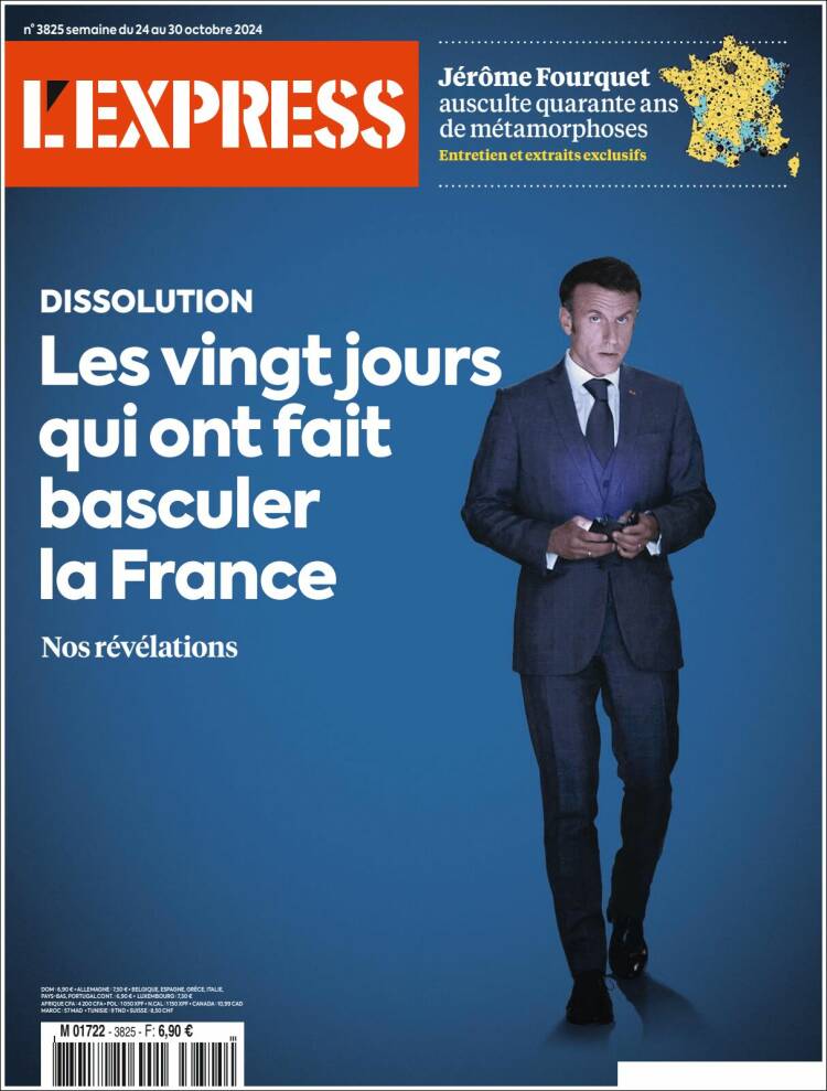 Portada de L'Express (Francia)