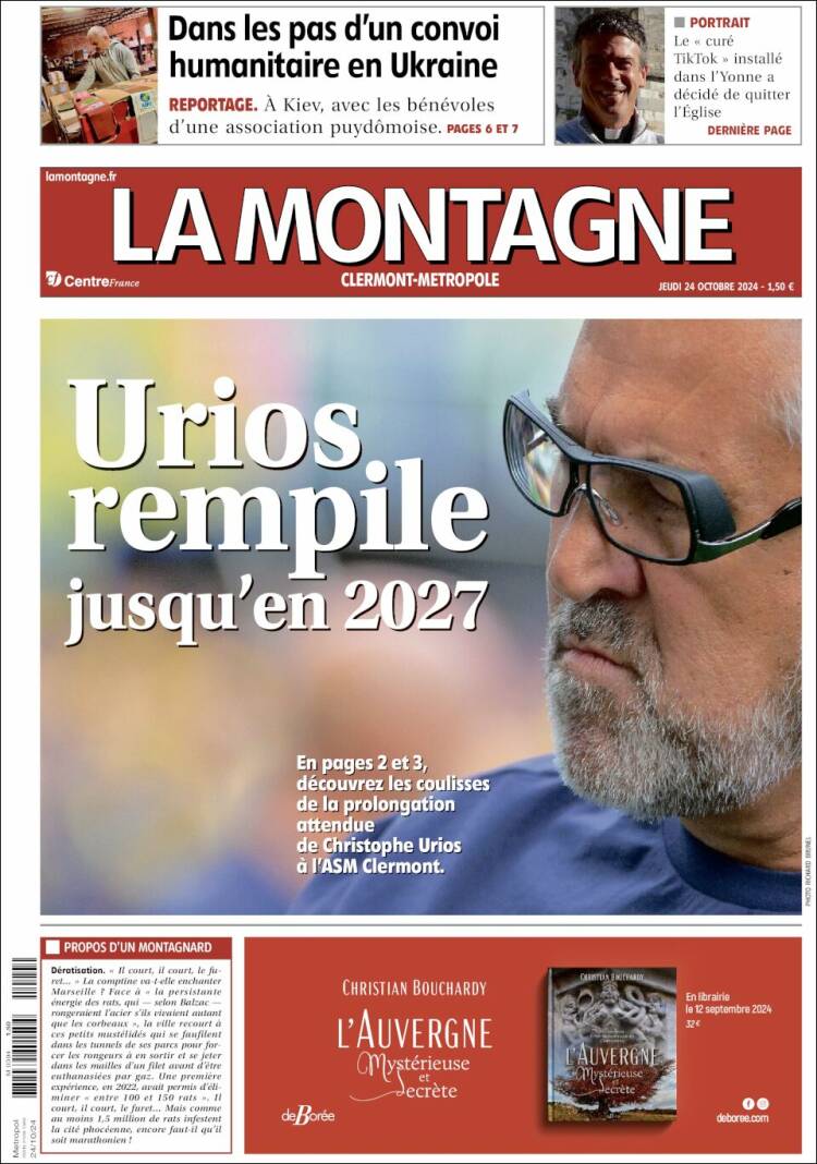 Portada de La Montagne (Francia)