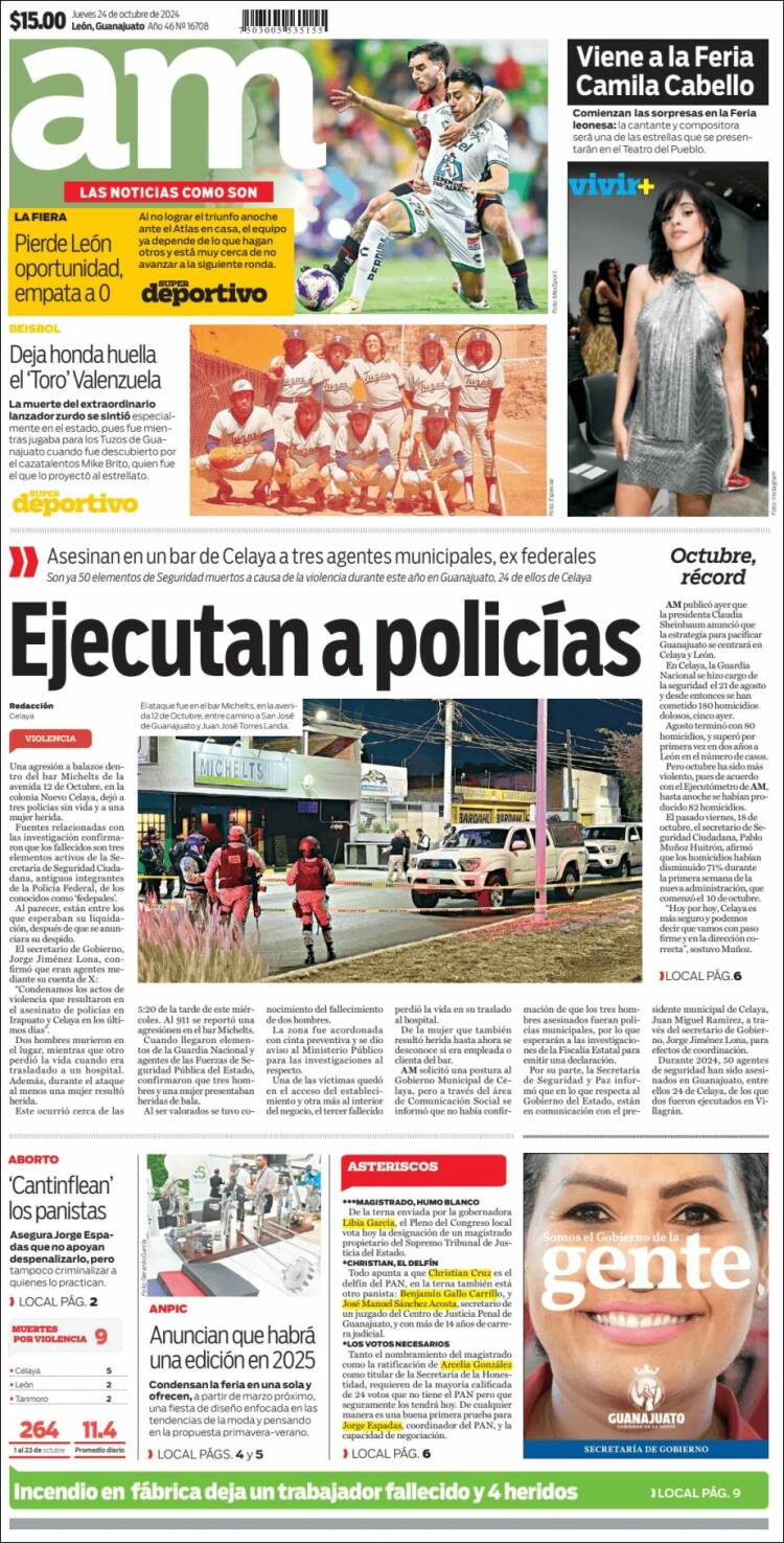 Portada de Al Día A.M. (M&eacute;xico)