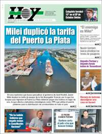 Portada de Diario Hoy (Argentina)