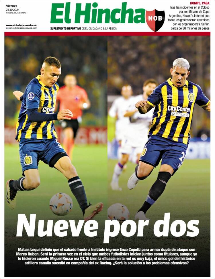 Portada de El Hincha (Argentina)