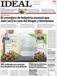 Portada de El Ideal de Jaén (España)