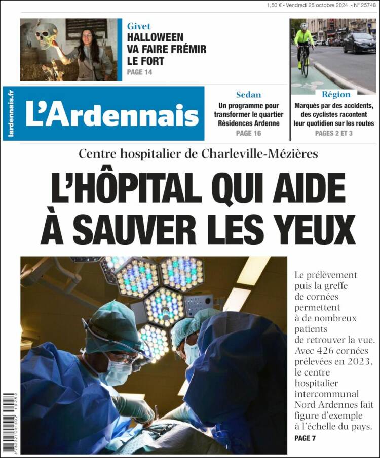 Portada de L'Ardenais (Francia)