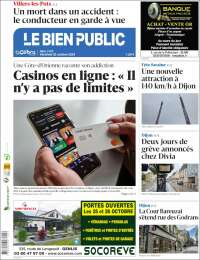 Portada de Le Bien Public (Francia)