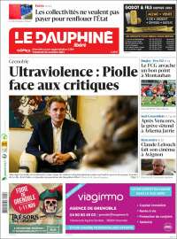 Portada de Le Dauphiné Libéré (France)