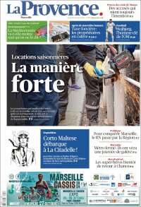 Portada de La Provence (Francia)