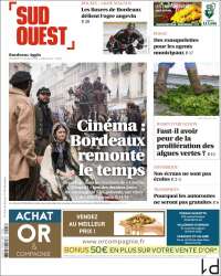 Portada de Sud Ouest (Francia)