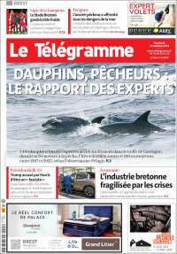 Portada de Télégramme (Francia)