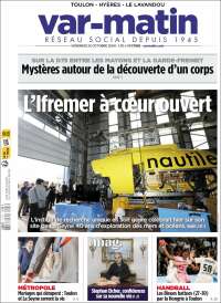 Portada de Var-Matin (Francia)