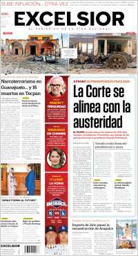 Portada de Excelsior (México)