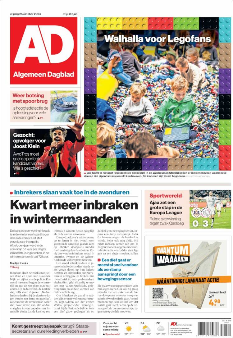 Portada de AD (Pa&iacute;ses Bajos)