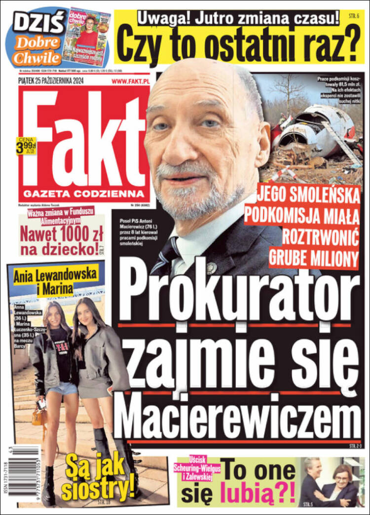 Portada de Fakt (Polonia)