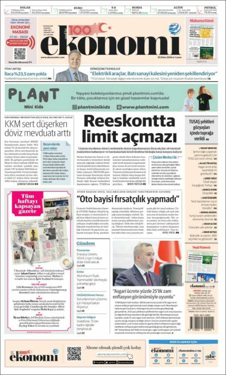 Portada de Dünya (Turqu&iacute;a)