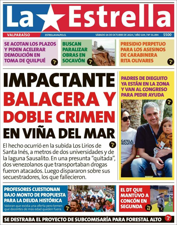 Portada de Estrella de Valparaiso (Chile)