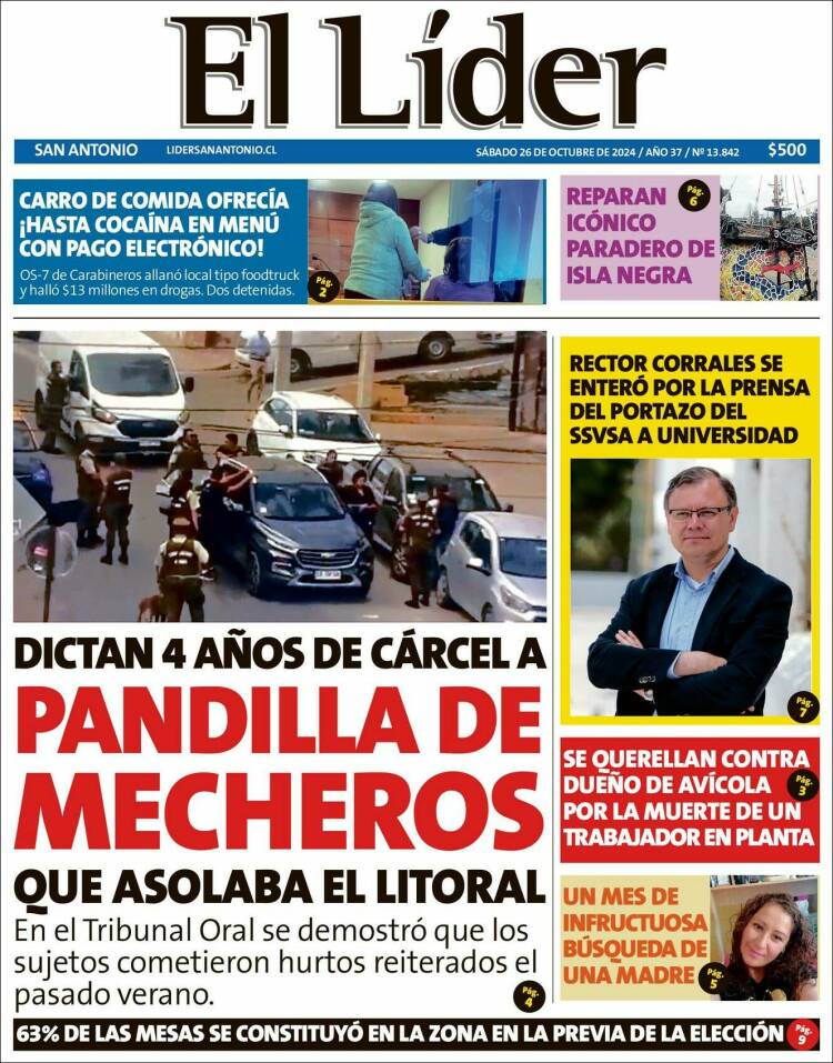 Portada de Lider de San Antonio (Chile)