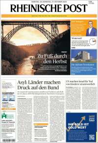 Portada de Rheinische Post (Alemania)