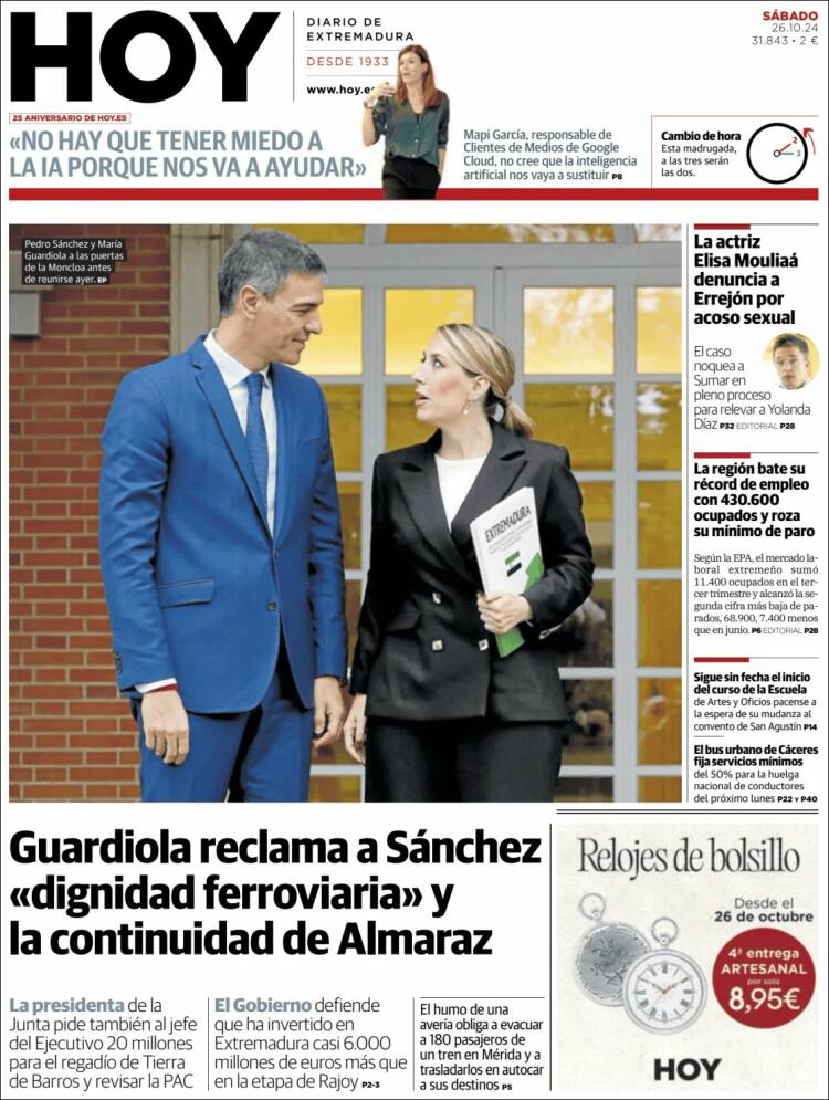 Portada de Hoy - Badajoz (España)