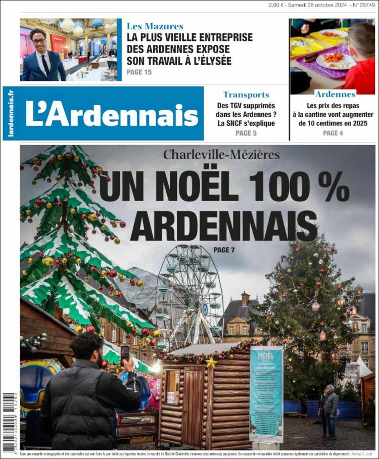 Portada de L'Ardenais (Francia)
