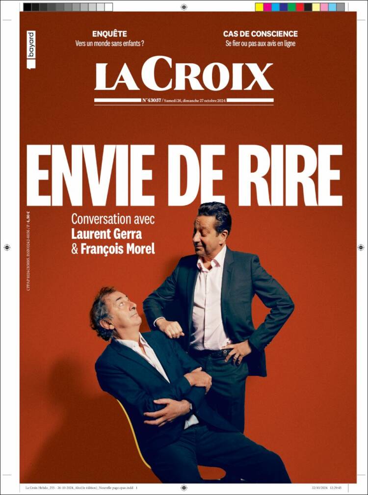 Portada de La Croix (Francia)