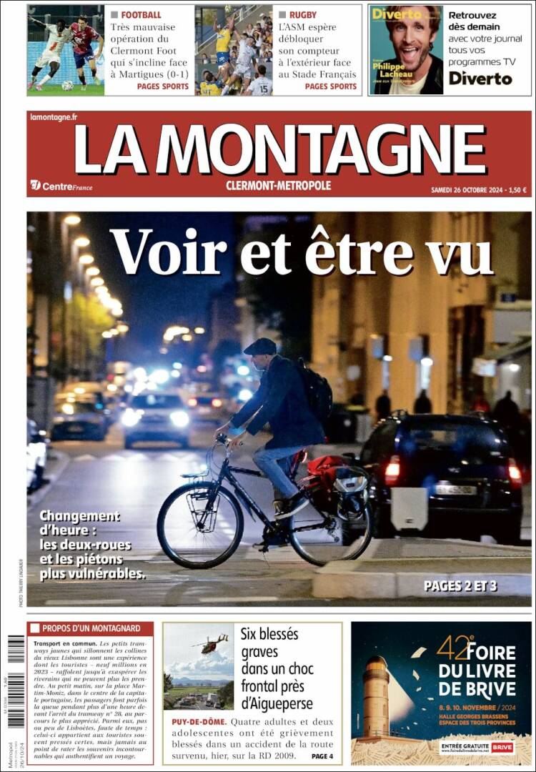 Portada de La Montagne (Francia)