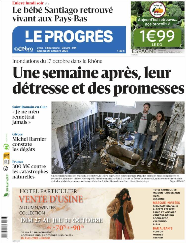 Portada de Progres de Fecamp (Francia)