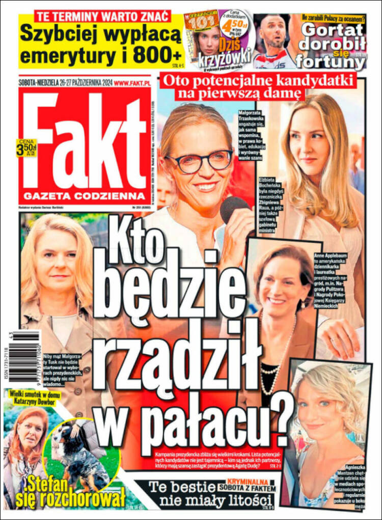 Portada de Fakt (Polonia)